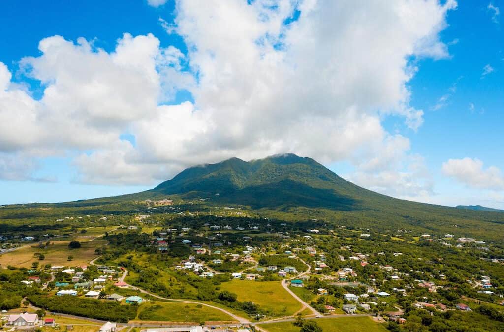 Nevis Peak on Nevis Island