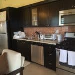 kitchen with stainless steel appliances