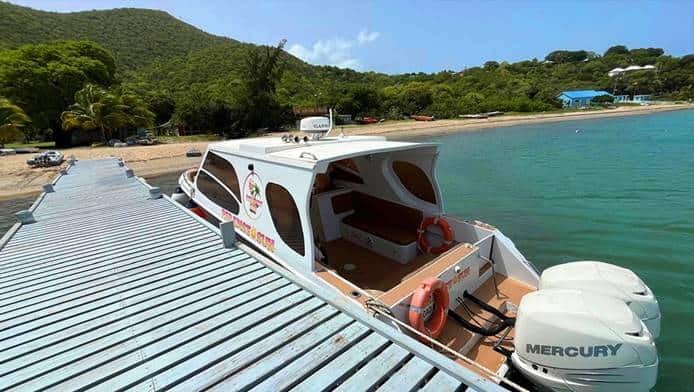 boat next to dock